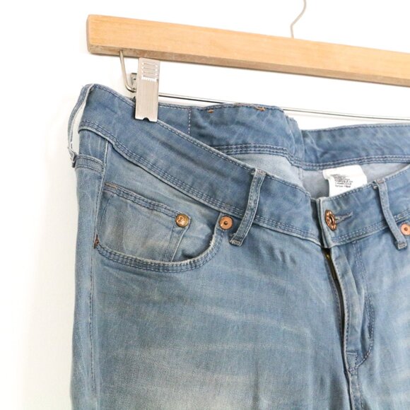 *H&M Grey Blue Wash Skinny Low Waist Jeans - Picture 5 of 7